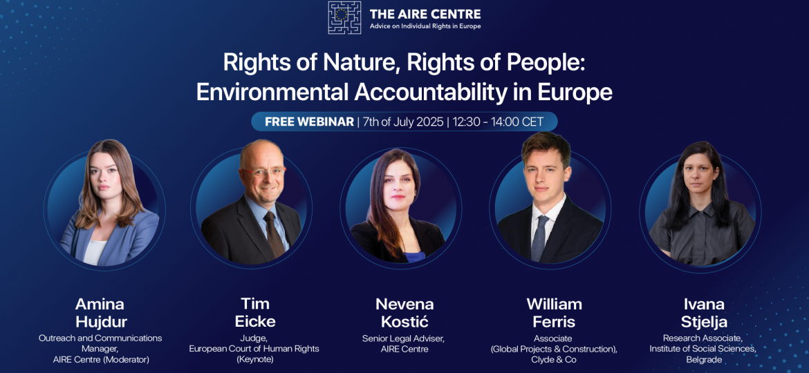 Environment Webinar - AIRE Centre